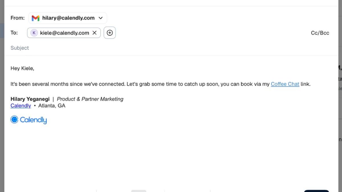 Calendly Adds Built-In Email Sending With Gmail and Outlook