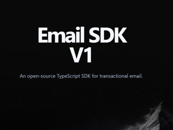 Email SDK V1 Now Supports Personalized Transactional Email Features
