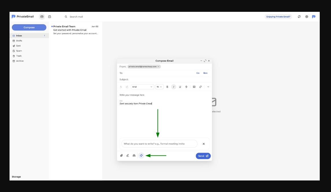 Namecheap’s Private Email is adding new features
